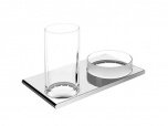 Двойной держатель стакана и чаши для мелочей KEUCO Edition 400 11554 019000 